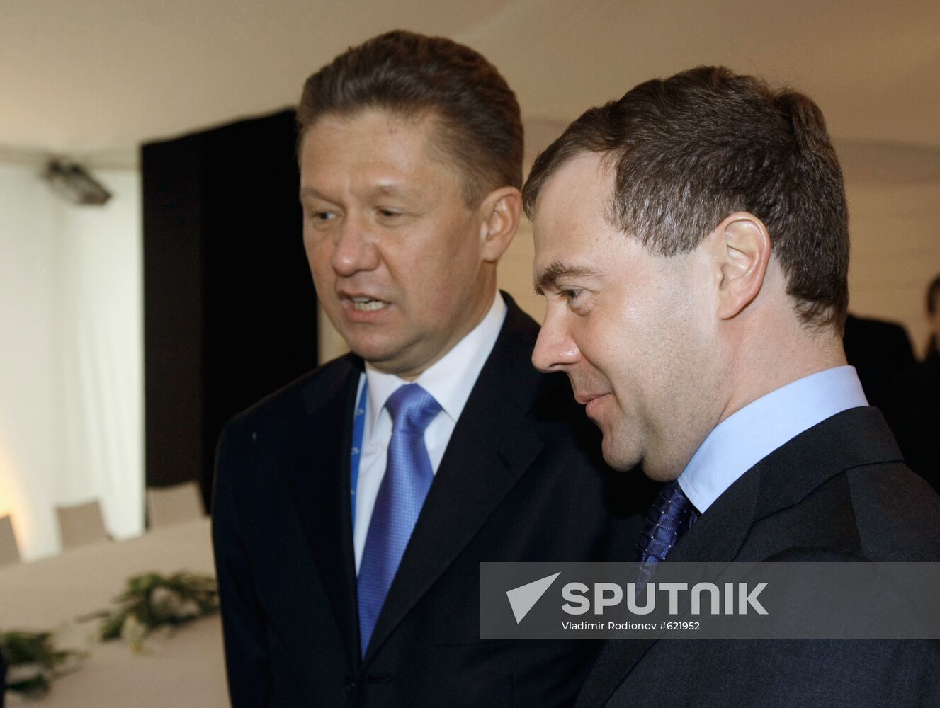 Dmitry Medvedev, Alexei Miller