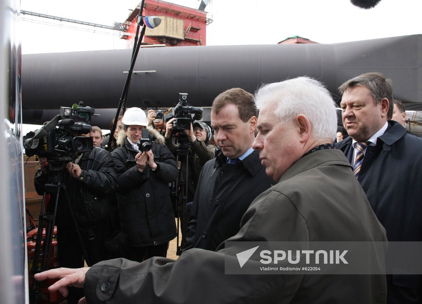Dmitry Medvedev visits Vyborg
