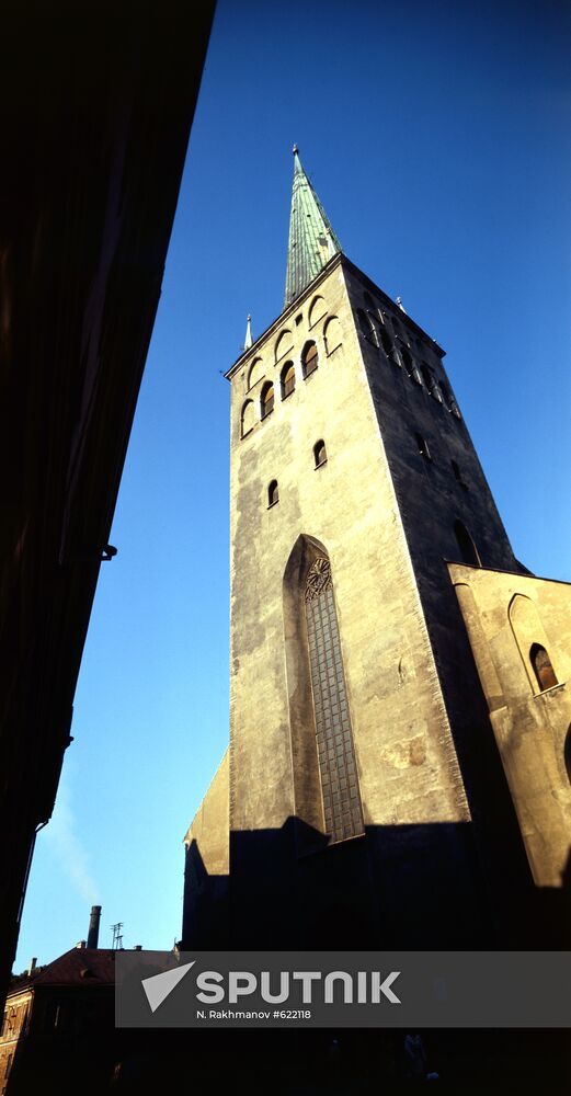 St Olaf's Church in Tallinn