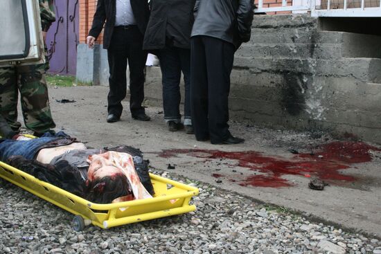 Suicide terrorist blast herself in Ekazhevo Village, Ingushetia