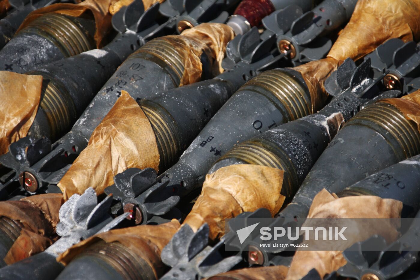 High-explosive mines.