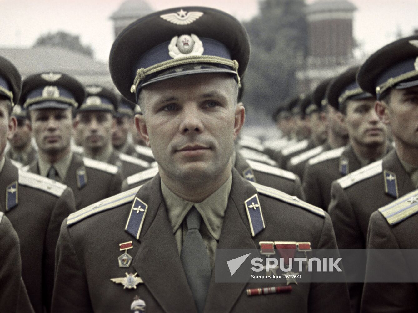 Cosmonaut Yuri Gagarin.