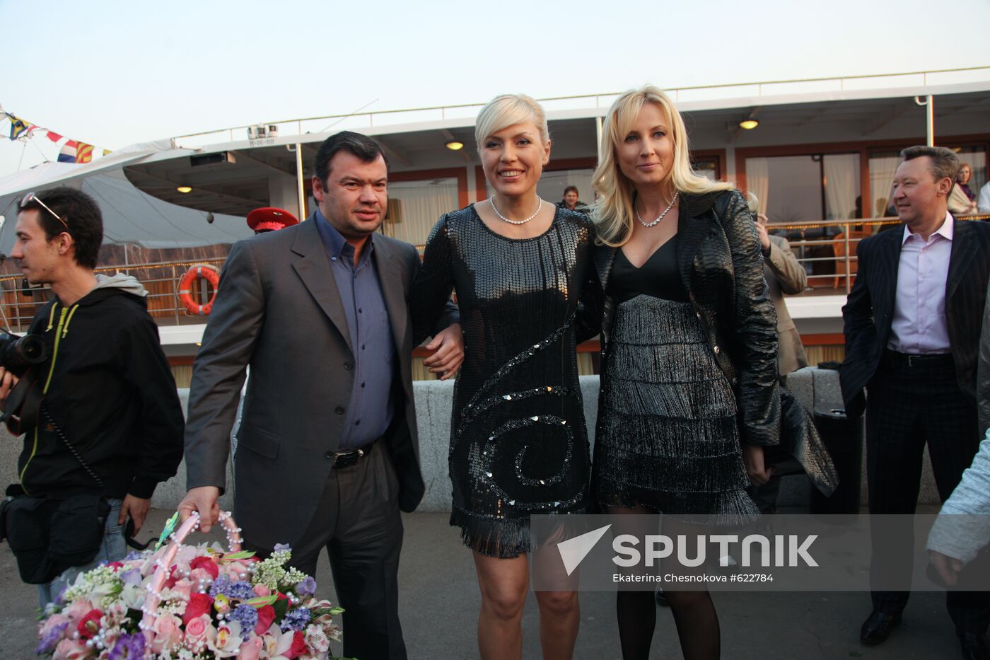 Natalya Ragozina attends her birthday party
