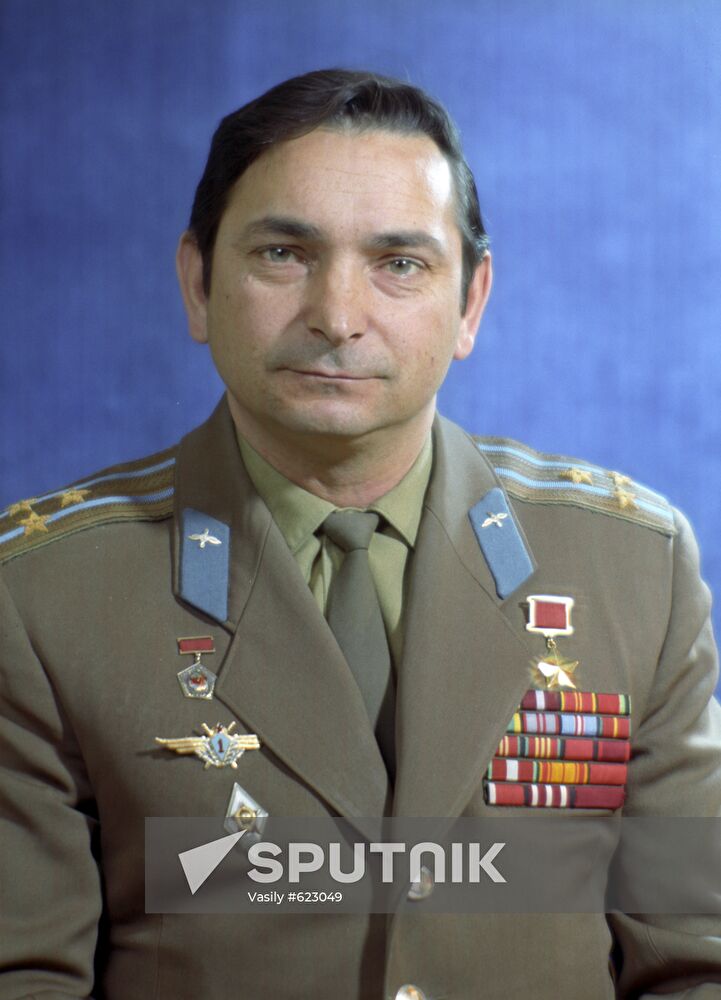 The USSR pilot-cosmonaut Valery Bykovsky
