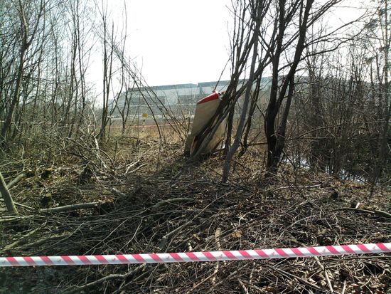 Polish Air Force Tu-154 crash site