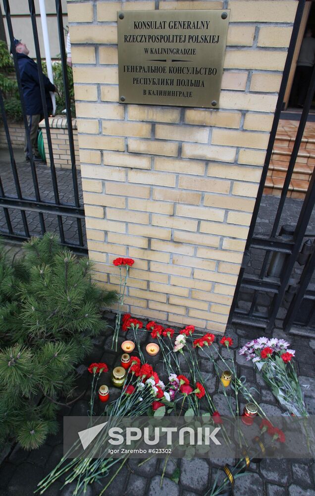 Polish Consulate General in Kaliningrad mourns crash victims