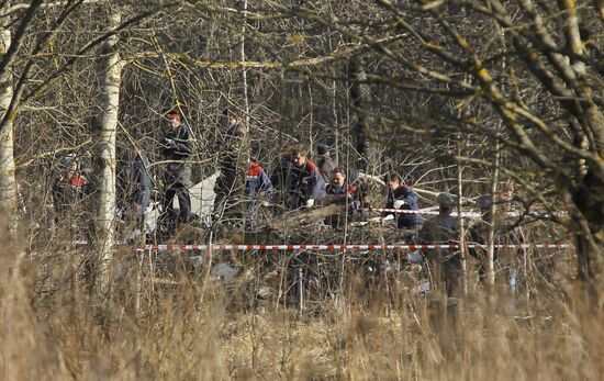 Polish Air Force Tu-154 crash site
