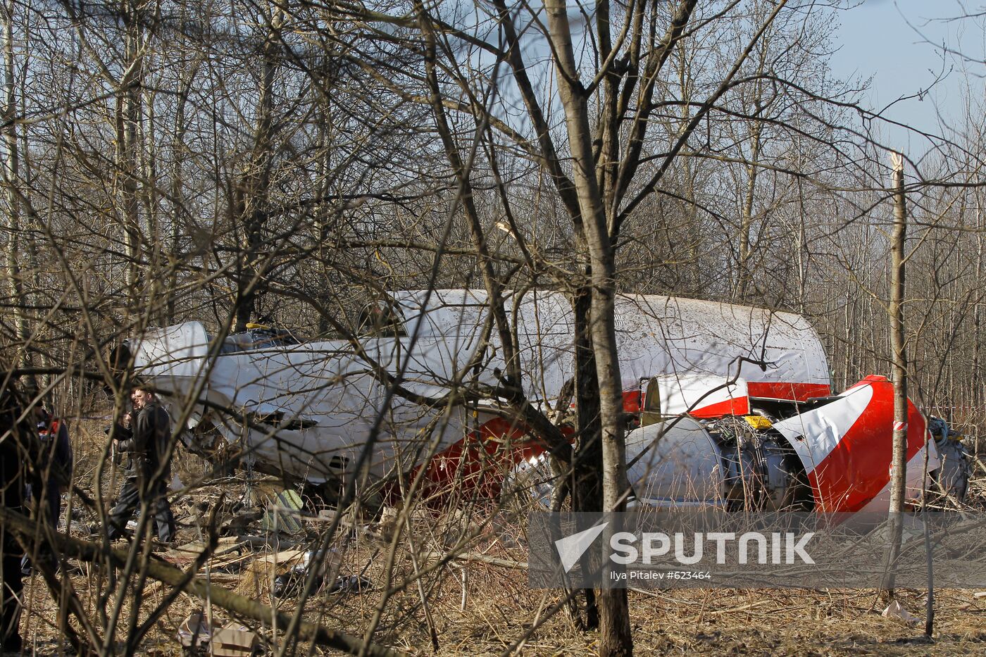 Polish Air Force Tu-154 crash site