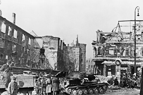 Soviet troops in Koenigsberg