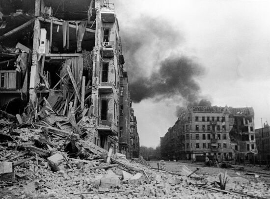 Berlin during assault