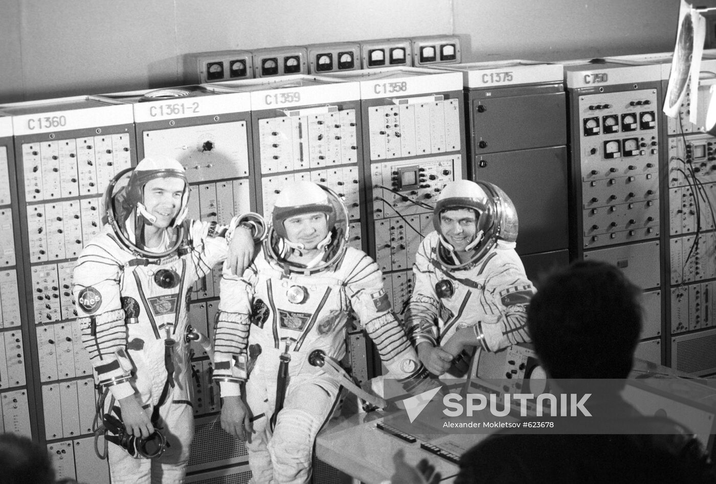 Patrick Baudry, Leonid Kizim and Vladimir Solovyov