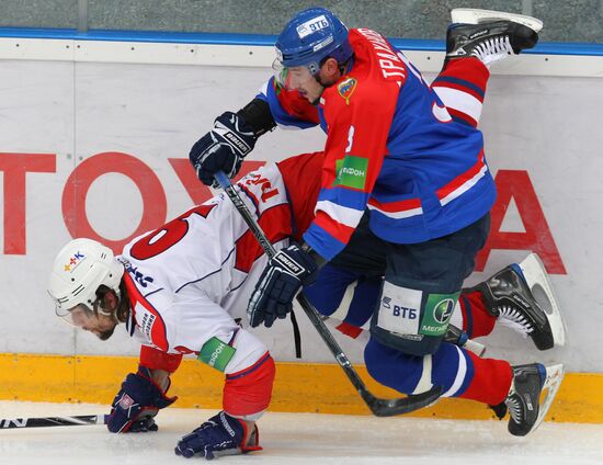 Kontinental Hockey League. MVD vs. Lokomotiv