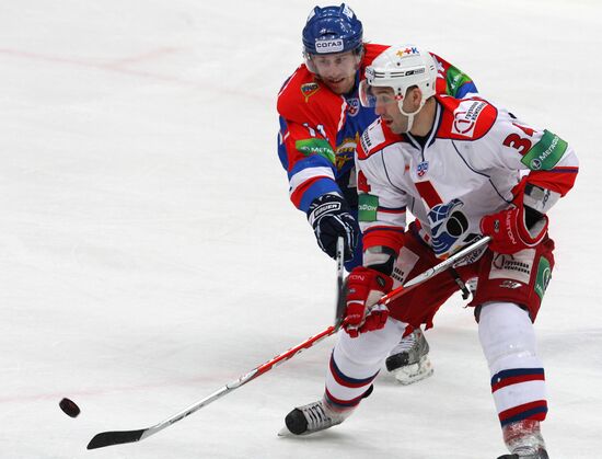 Kontinental Hockey League. MVD vs. Lokomotiv