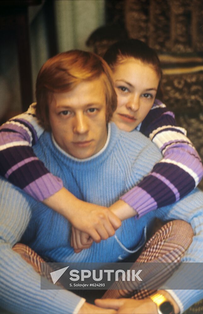 Nikolai and Lyubov Andrianovs