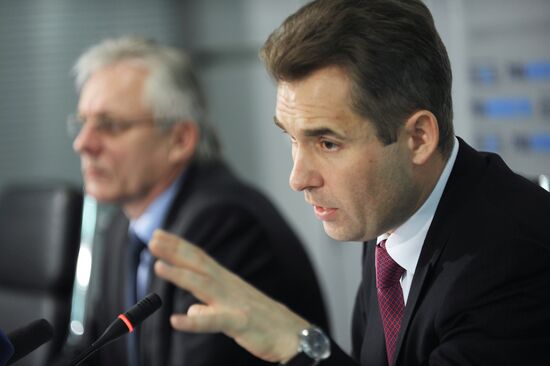 Pavel Astakhov during a press conference