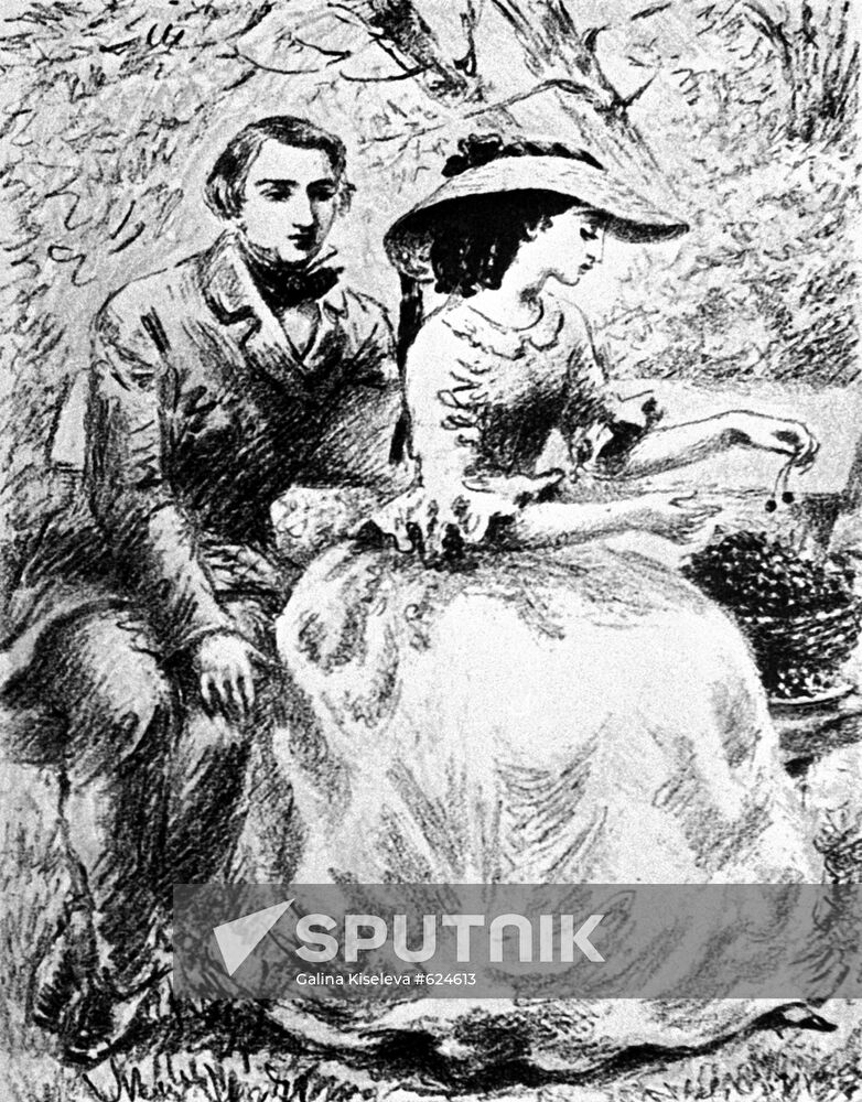 Illustration for "Spring Floods" play