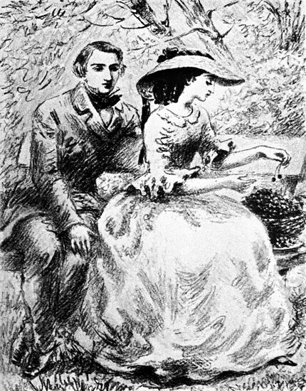 Illustration for "Spring Floods" play