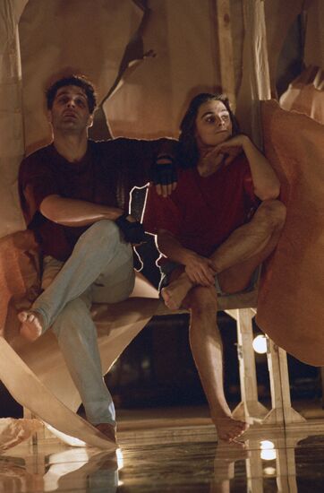 Scene from play The Slingshot
