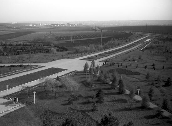 Suburbs of a town in Moldavian Soviet Socialist Republic