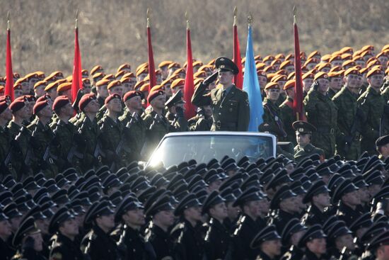 Inspection of troops