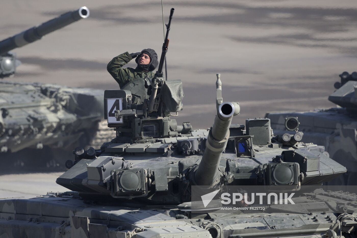 T-90A tank turret