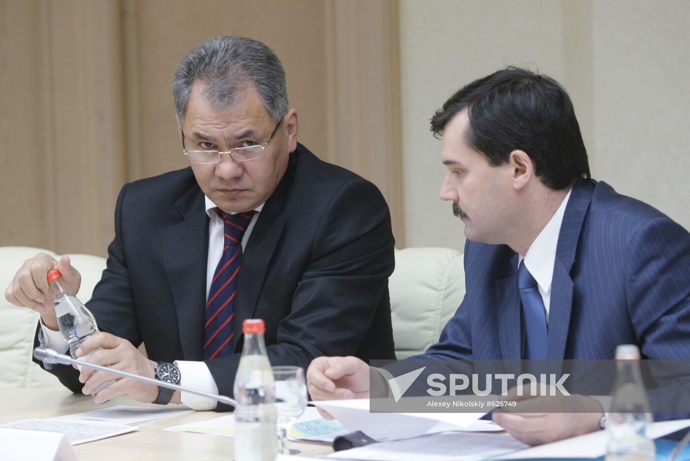 Sergei Shoigu and Alexander Neradko