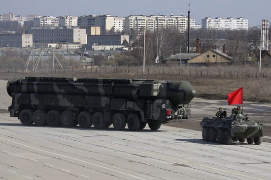 Topol M ICBM launcher