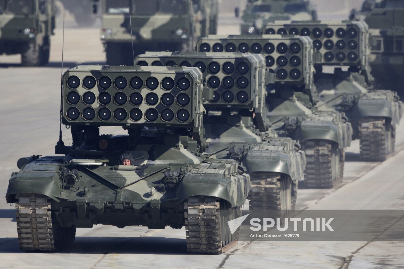 TOS 1A heavy flame throwing units