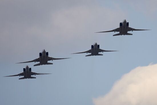 TU-22MZ long range strategic strike bombers