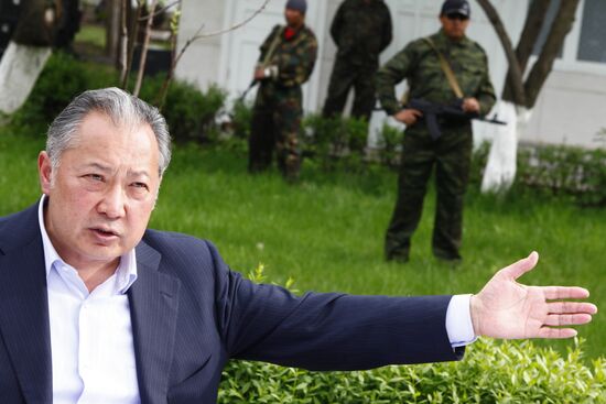 Ousted Kyrgyz President Kurmanbek Bakiyev