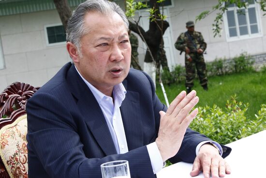 Ousted Kyrgyz President Kurmanbek Bakiyev