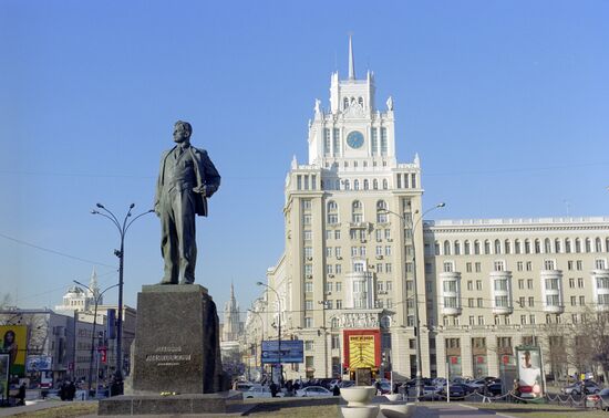 Monument to Vladimir Mayakovsky in Moscow