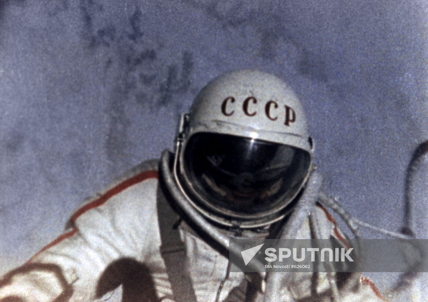 Alexei Leonov in outer space