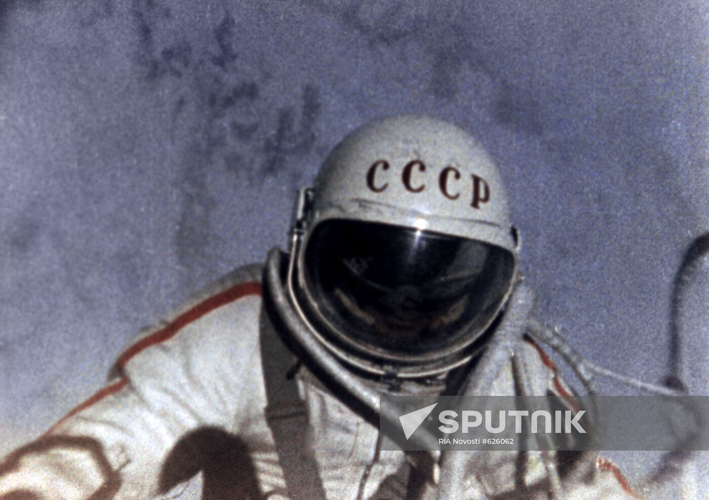 Alexei Leonov in outer space