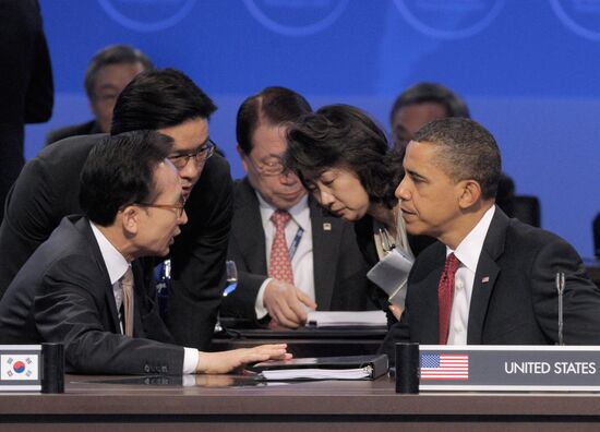 Nuclear Security Summit in Washington, Day 2