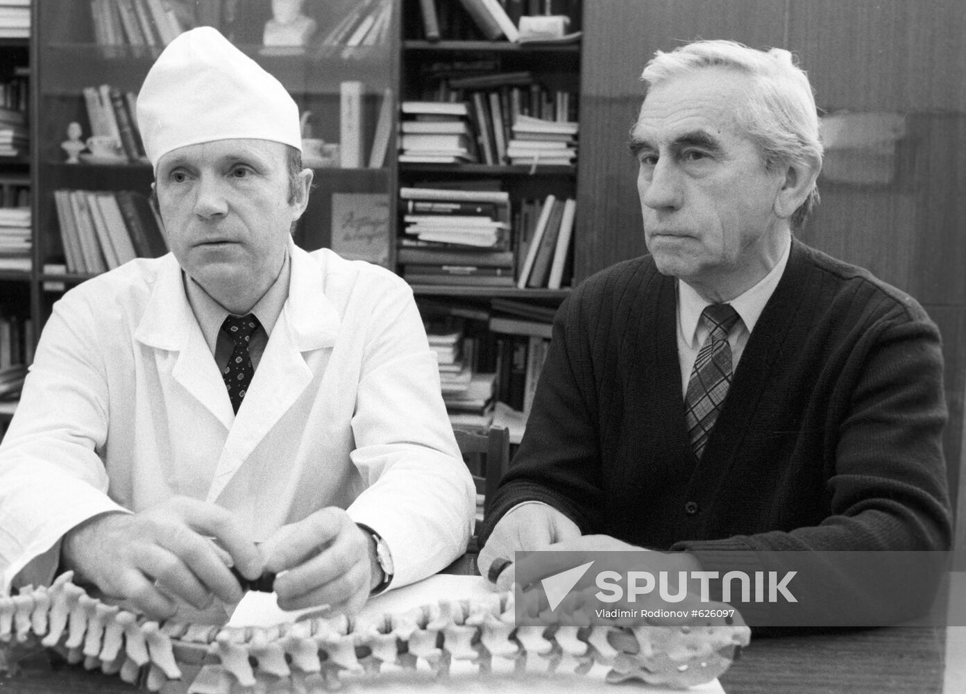 Doctors Nikolai Markov and Valery Zhestovsky