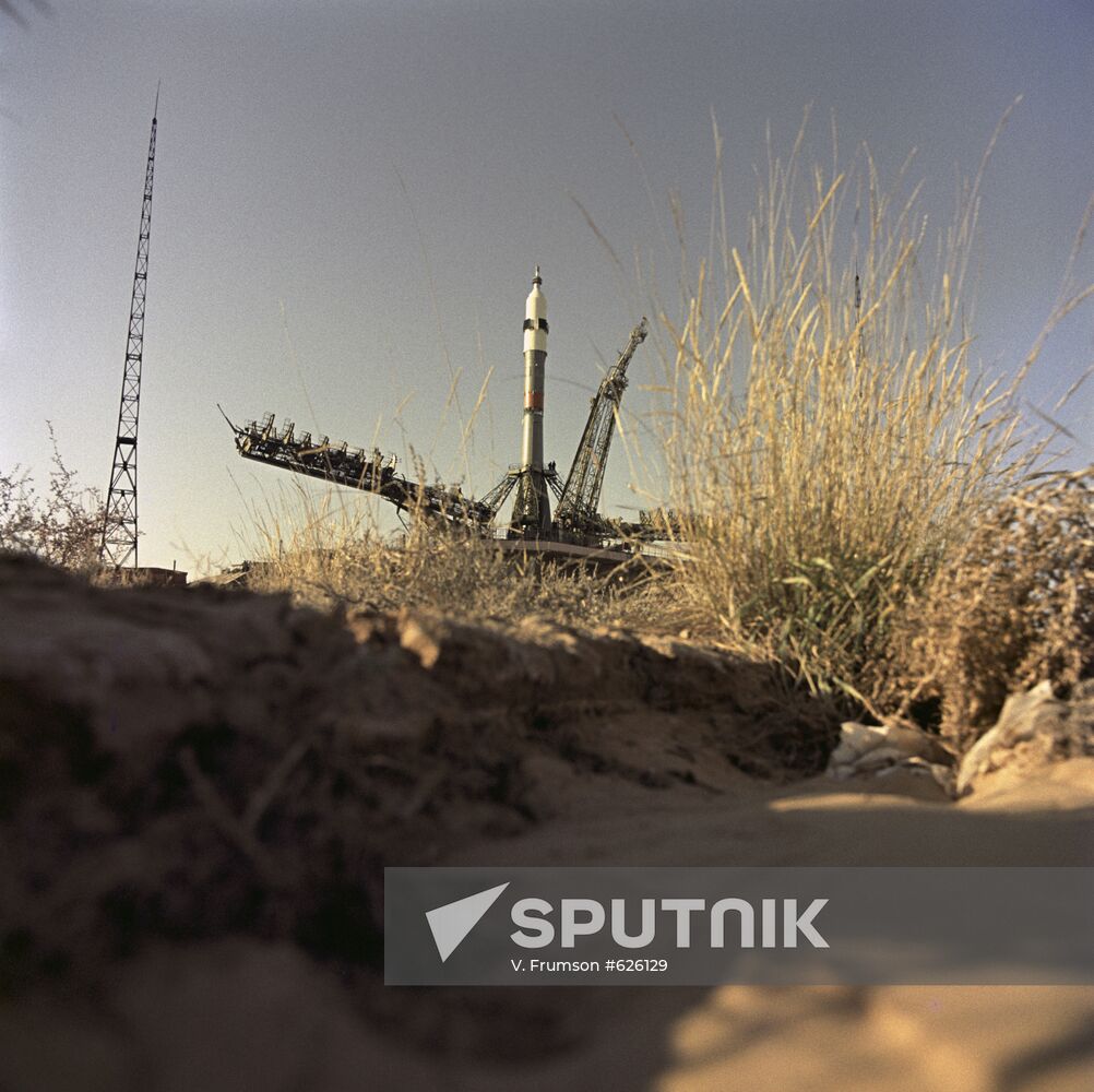 Boost rocket with space ship "Soyuz-9"