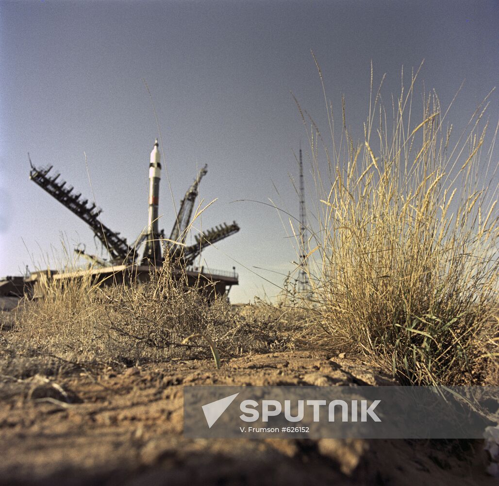 Boost rocket with space ship "Soyuz-9"