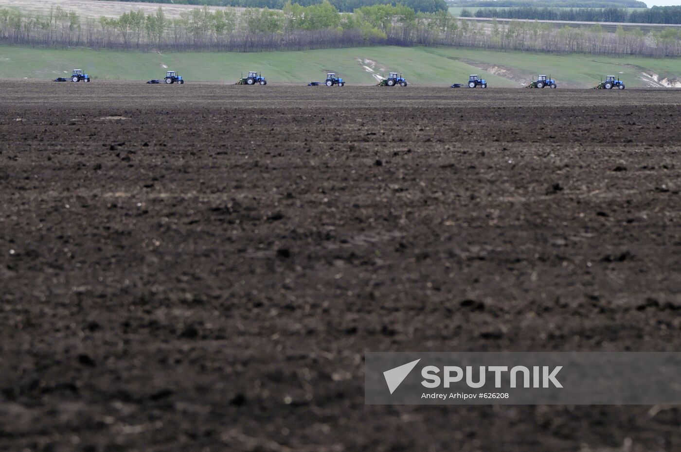 Preparatary work for sowing in Voronezh region