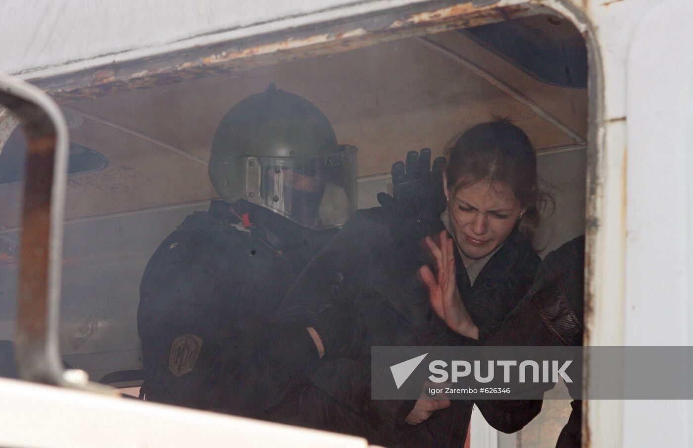 OMON riot police hold drills in Kaliningrad