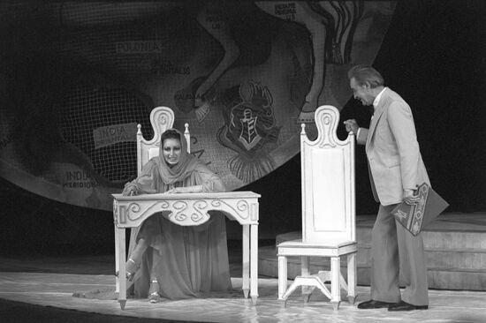 Scene from play Her Excellency