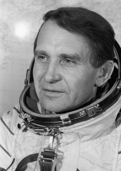 The USSR pilot-cosmonaut Oleg Makarov