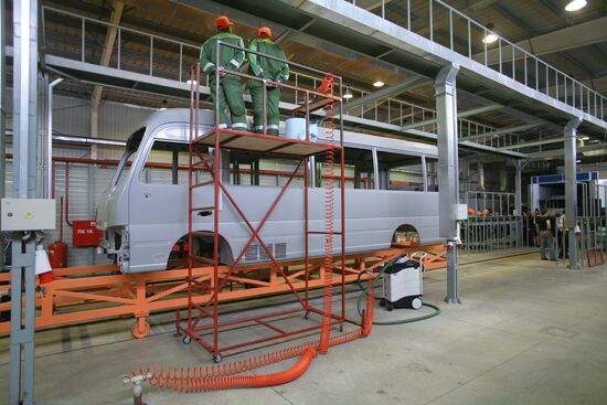 Opening of Hyundai bus and truck assembly plant