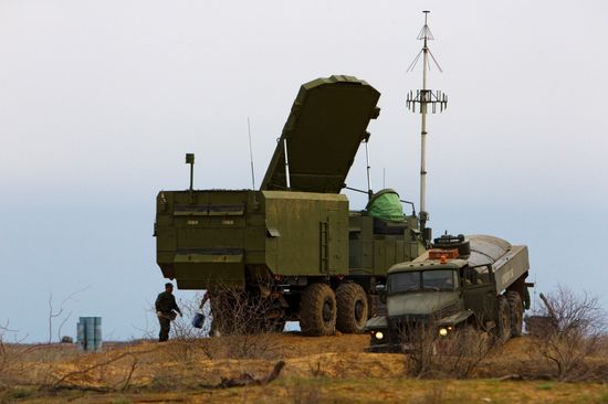 Air Defense soldiers during exercises, Ashuluk firing ground