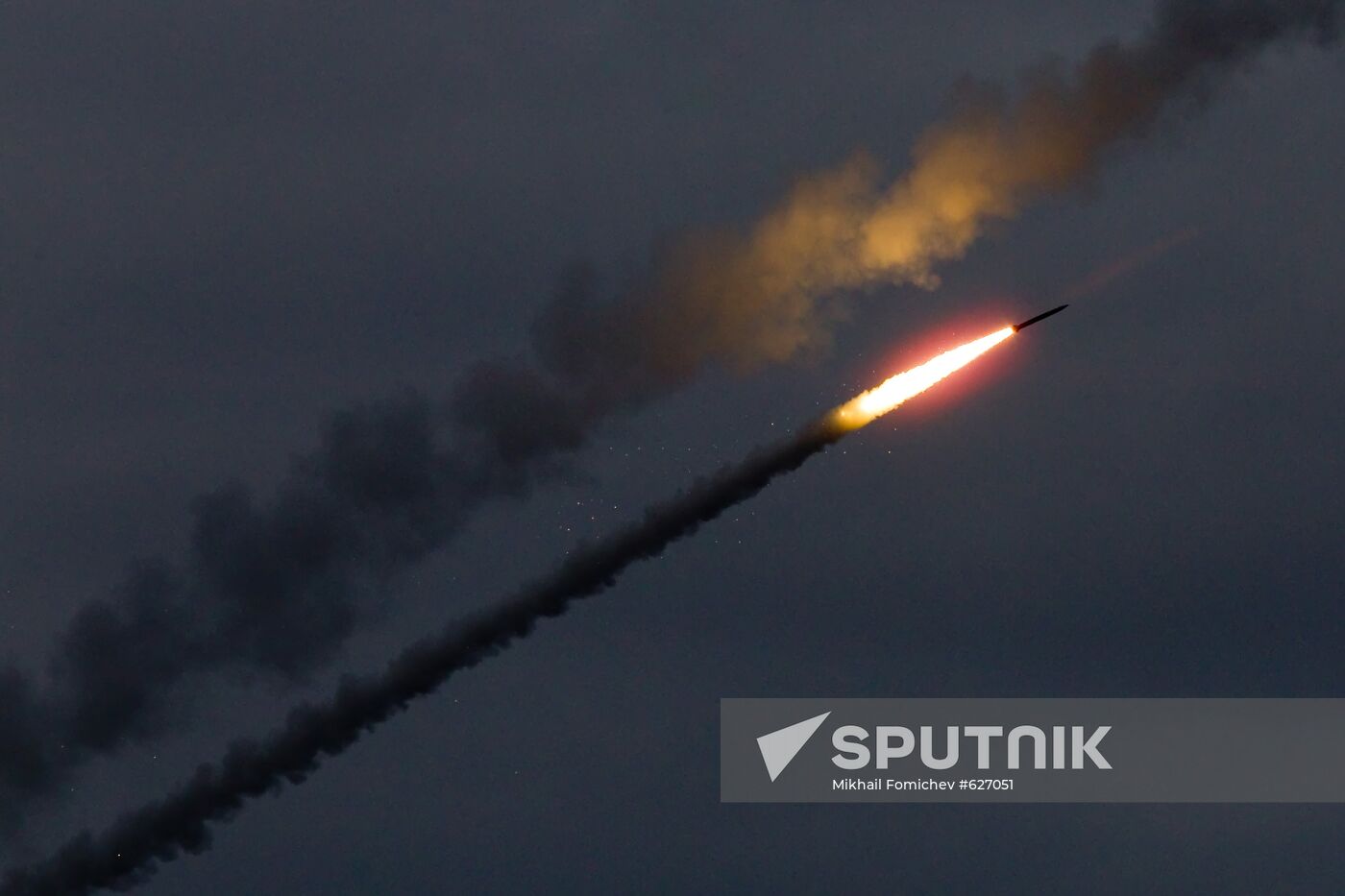 Air Defense soldiers during exercises, Ashuluk firing ground
