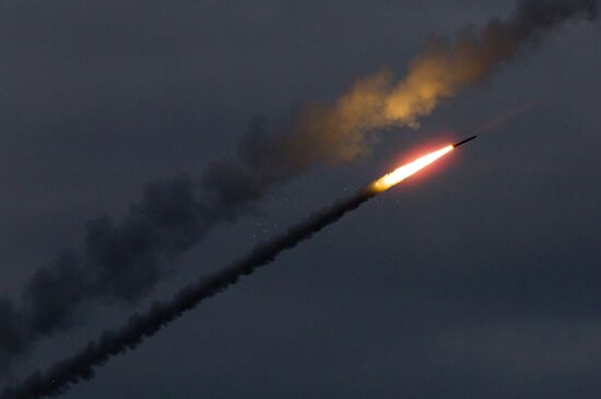 Air Defense soldiers during exercises, Ashuluk firing ground