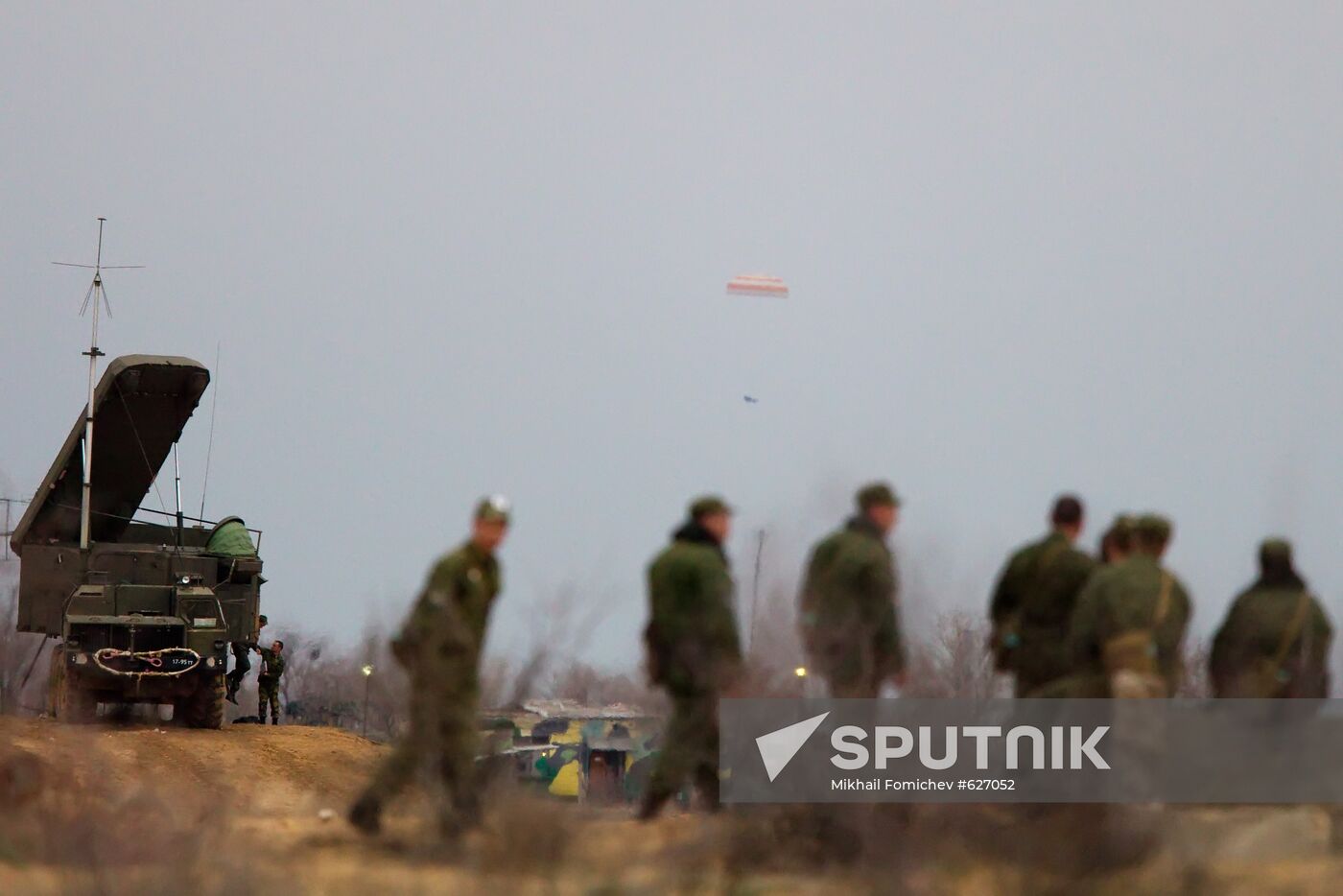 Air Defense soldiers during exercise, Ashuluk firing ground