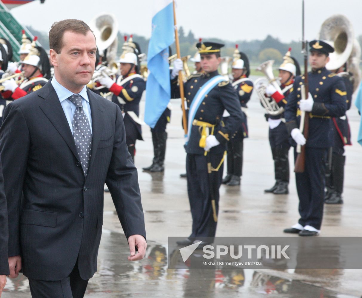 Official visit of Dmitry Medvedev to Argentina