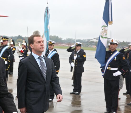 Official visit of Dmitry Medvedev to Argentina