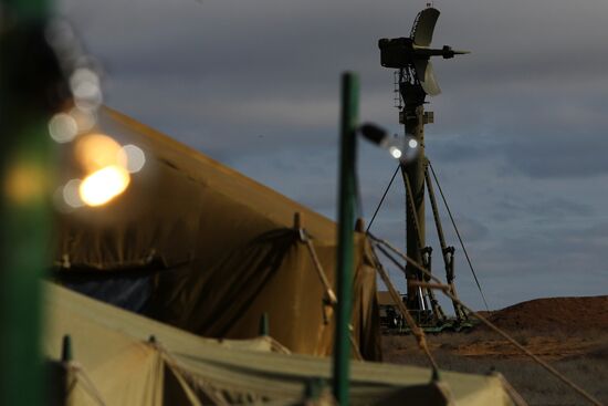 Air defense drills at Ashuluk range